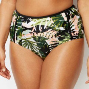 HIGH WAIST PIPED SWIM BRIEF